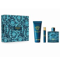 Set Versace Eros Edp  100Ml + Shower Gel 150Ml + Miniatura Edp 5Ml