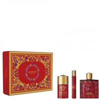 versace eros flame woda perfumowana 100 ml   zestaw  