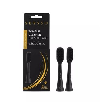 SEYSSO Gold Tongue Cleaner Końcówka do czyszczenia języka 2 sztuki - Seysso