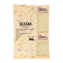 Sezam Ziarno Biały 200G Naturalny Świeży Jakość Brat