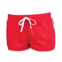 SF Women Spodenki Damskie / Damskie W Stylu Retro (S (52-55 Cm) / Czerwony) SF