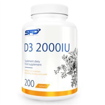 Sfd Nutrition D3 2000 Suplement diety, 200 Tabletek - SFD