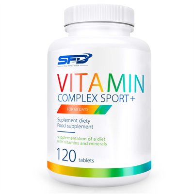 Zdjęcia - Witaminy i składniki mineralne Sfd Nutrition Vitamin Complex Sport+ Suplement diety, 120Tabletek