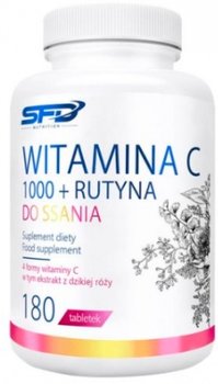 SFD Witamina C 1000 + Rutyna, Do Ssania, 180 Tab. - SFD