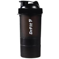 Shaker do odżywek 500 ml czarny DrFit DrFit
