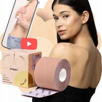 SHAPEIT. TAŚMA DO BIUSTU | Modelowanie, Unoszenie, Podtrzymywanie | Taping Piersi + Instrukcja Wideo