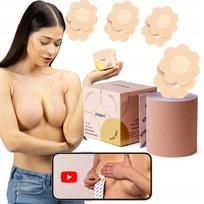 Shapeit Tasma Do Modelowania Podnoszenia Biustu 7,5 Cm Taping Piersi +Wideo