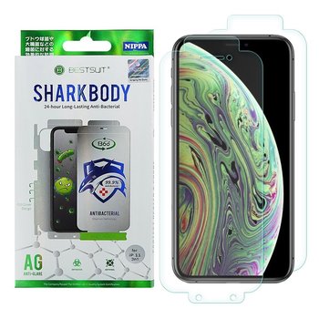 Shark Full Body Film antybakteryjna samoregenerująca się folia ochronna na cały telefon (przód + tył) iPhone XS / iPhone X - Hurtel