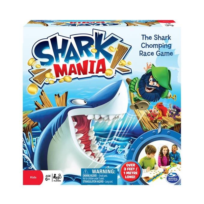 Shark Mania, gra planszowa , Spin Master