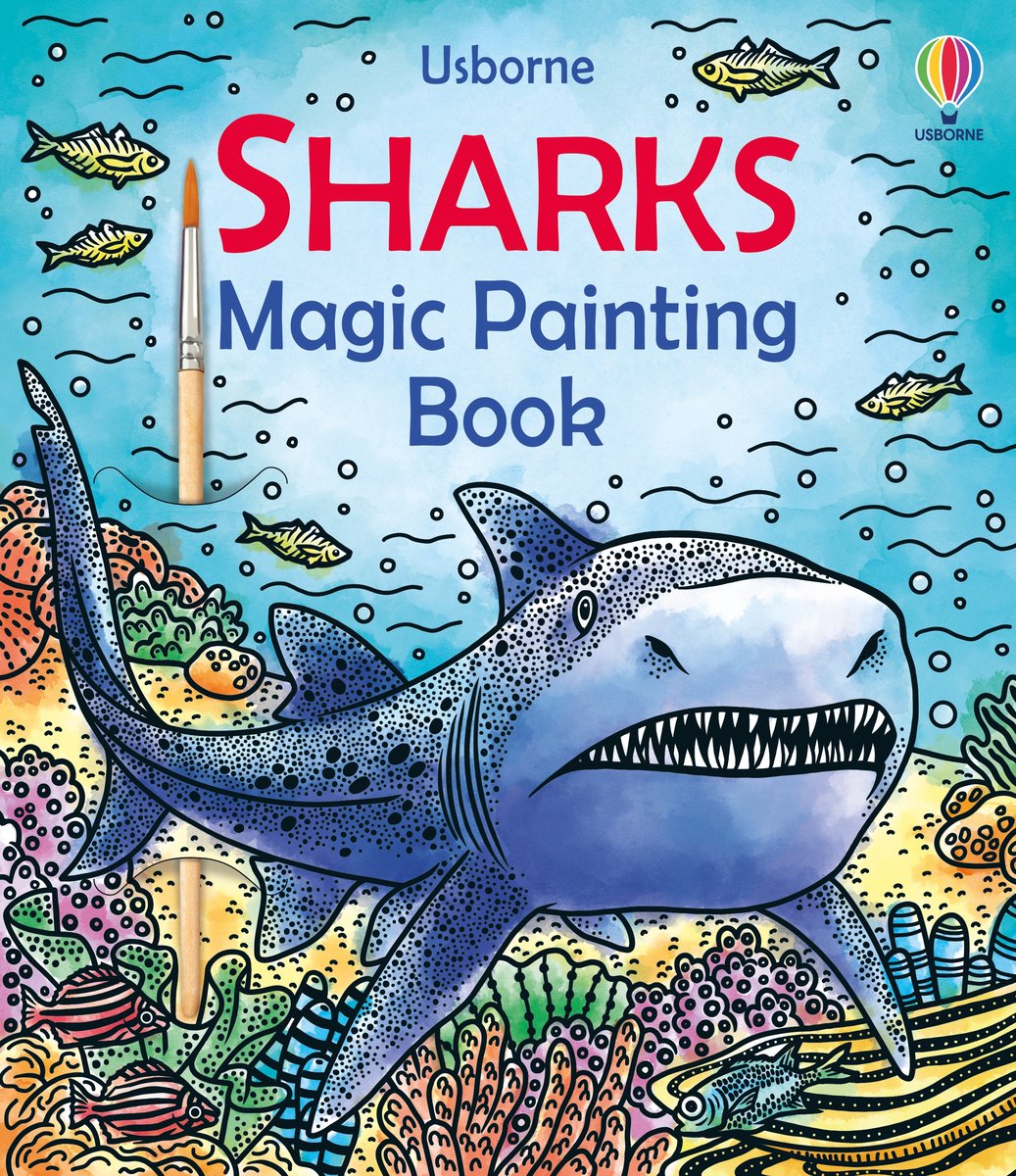 Sharks Magic Painting Book - Baer Sam | Książka w Empik