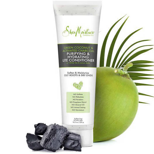 Shea Moisture Green Coconut & Activated Charcoal Purifying & Hydrating