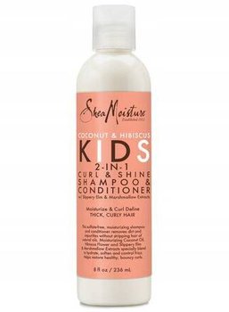 Shea Moisture Kids Coconut & Hibiscus 2-in-1 Curl & Shine Shampoo & Conditioner, Szampon i odżywka do włosów, 236ml - Shea Moisture