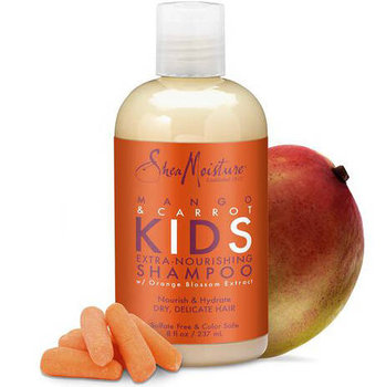 Shea Moisture Kids Mango & Carrot Extra-Nourishing Shampoo, Szampon do włosów, 237ml - Shea Moisture