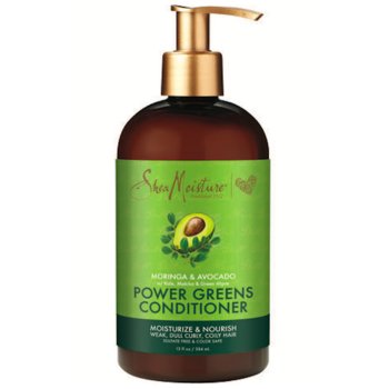Shea Moisture Moringa & Avocado Power Greens Conditioner, Odżywka do włosów, 384ml - Shea Moisture