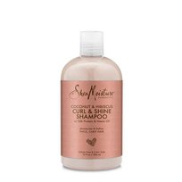 Shea Moisture, Szampon loki i połysk, Hibiskus i kokos, 384ml Shea Moisture