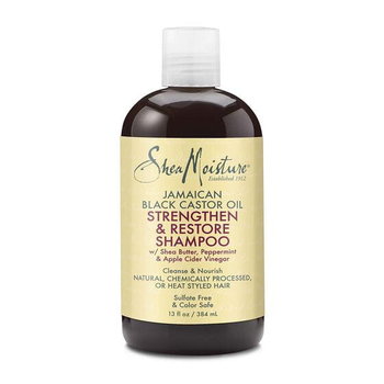 Shea Moisture, Szampon wzmacniający jamajski czarny olej rycynowy, 384 ml - Shea Moisture