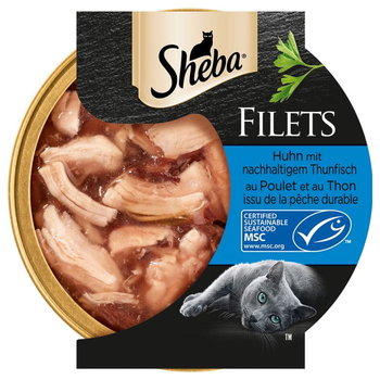 Sheba Filets kurczak z tuńczykiem 60g - Sheba