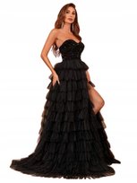 SHEIN DAMSKA SUKIENKA CZARNA MAXI WIECZOROWA S 11DB Shein