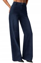 SHEIN JEANSY DAMSKIE Z WYSOKIM STANEM I SZEROKIMI NOGAWKAMI 28 1GC Shein