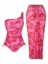 SHEIN JEDNOCZĘŚCIOWY STRÓJ KĄPIELOWY JEDNORAMIENNY KWIATY 46 1HA Shein