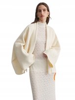 SHEIN KARDIGAN KIMONO O LUŹNYM FASONIE KREMOWY 38 11EA Shein