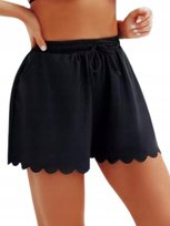 SHEIN KRÓTKIE SPODENKI DAMSKIE CZARNE SHORTY S 1Ł9F Shein