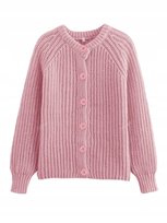 SHEIN RÓŻOWY SWETER DAMSKI ZAPINANY NA GUZIKI Z DŁUGIM RĘKAWEM M 11EA Shein