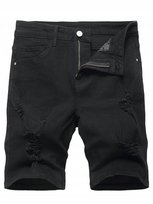 SHEIN SPODENKI MĘSKIE JEANSOWE CZARNE BASIC 29 ŁTE Shein