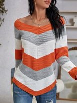 SHEIN SWETER Z ODKRYTYMI RAMIONAMI PASKI 40/42 V3W Shein