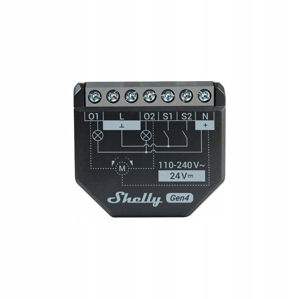 Shelly Relais "2PM Gen4" WLAN max. 16A 2 Kanäle BT Matter Zigbee ...