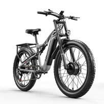 Shengmilo S600 rower elektryczny dla dorosłych 2000W podwójny silnik 48V17.5AH840WH bateria 26 cali Fat Tire Ebike męski e-rower górski