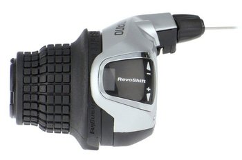 Shimano, Dźwignia przerzutki lewa, Revo Shifter SL-RS45, 3-rzędowa index, srebrno-czarna, rozmiar uniwersalny - Shimano