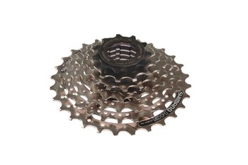 Shimano, Kaseta 7-rzędowa HG41-7 11-28T, srebrna - Shimano