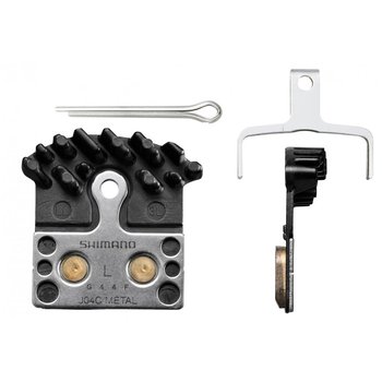 Shimano, Klocki hamulca tarczowego metaliczne, Radiator J04C XTR XT SLX, czarne - Shimano
