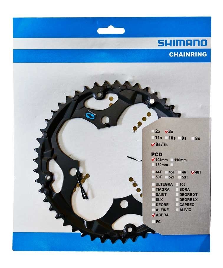 Shimano, Tarcza mechanizmu korbowego, czarny