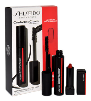Shiseido, zestaw prezentowy kosmetyków Mascaraink + Mini Modern Matte Lipstick  - Shiseido
