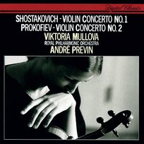Shostakovich: Violin Concerto No. 1 / Prokofiev: Violin Concerto No. 2 Royal Philharmonic Orchestra, André Previn, Viktoria Mullova