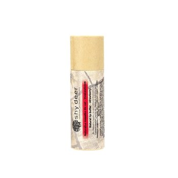 Shy Deer, Natural Lip Butter naturalne masełko do ust Truskawkowe 12ml - Shy Deer
