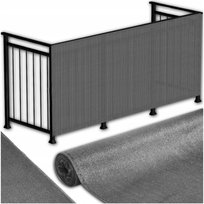 SIATKA CIENIUJĄCA 1,5x50m MASKUJĄCA 140g/m2 OSŁONA NA OGRODZENIE+100 OPASEK