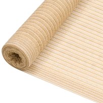 Siatka cieniująca, beżowa, 1x10 m, HDPE, 75 g/m²