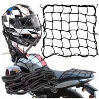 Siatka Guma Bagażowa na Kask Kufer Quad Motocyklowa Rowerowa Haki 30x30cm