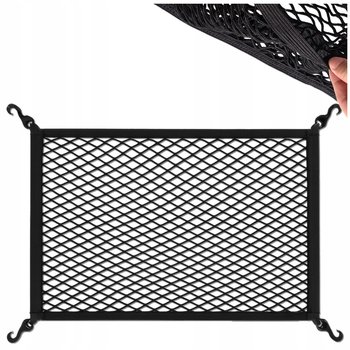 Siatka mocna do bagażnika zabezpieczenie bagażu samochodowego haczyki 80x60 - Inny producent