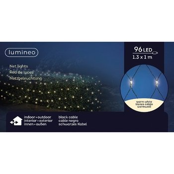 Siatka na płot krzewy 96 led zewnętrzna ciepły biały 100x130cm - Kaemingk B.V.