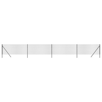 Siatka ogrodzeniowa 1x10m antracyt PVC 75x50mm - Zakito Europe
