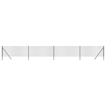 Siatka ogrodzeniowa galwanizowana PVC 1,1x10m antr - Zakito Europe