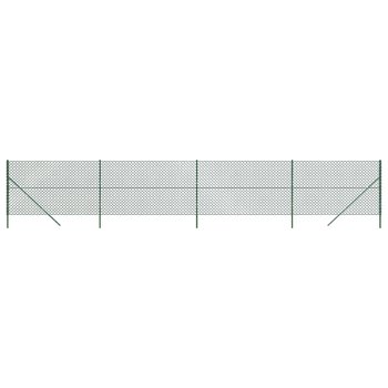 Siatka Ogrodzeniowa PVC 2x10m Zielona - 60x60mm - - Zakito Europe