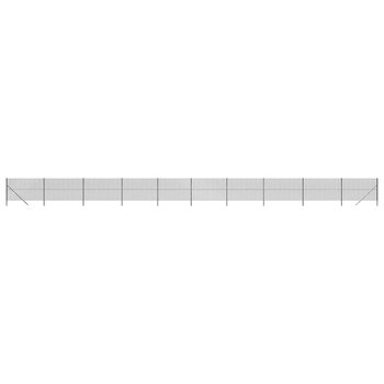 Siatka ogrodzeniowa PVC 2x25m antracytowa 60x60mm - Zakito Europe