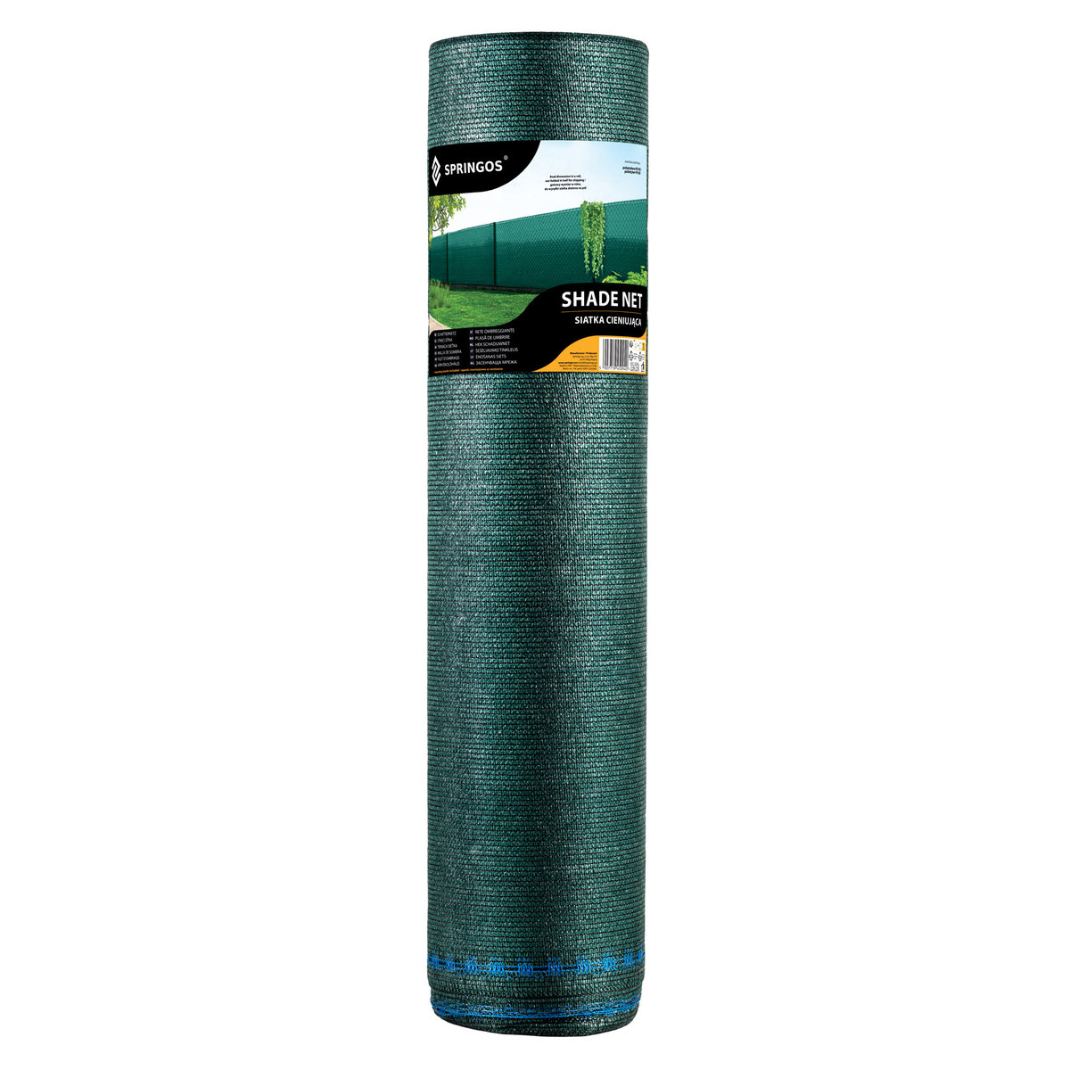 Siatka/osłona cieniująca SPRINGOS SN0019 90, 1,5x50 m, zielona