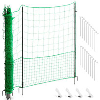 Siatka zagroda ogrodzenie ochronne hodowlane dla kur drobiu 1.25 x 15 m WIESENFIELD
