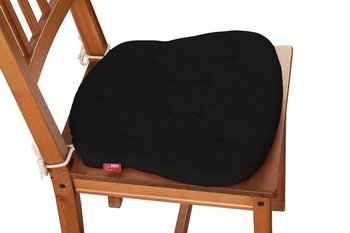 Siedzisko Filip na krzesło DEKORIA Cotton Panama, czarny, 41x38x3,5 cm - Dekoria